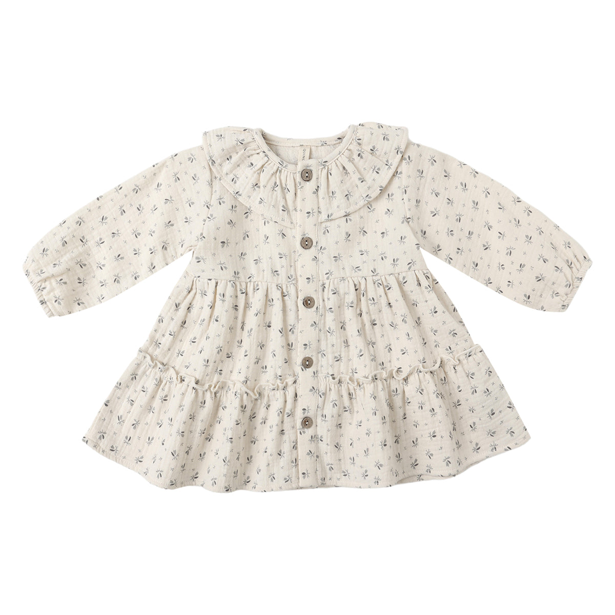 Girls Bluebell Ruffle Collar Dress Quincy Mae Floral Muslin Dress Madison-Drake Children's Boutique Girls Bluebell Ruffle Collar Dress Quincy Mae Floral Muslin Dress Madison-Drake Children's Boutique