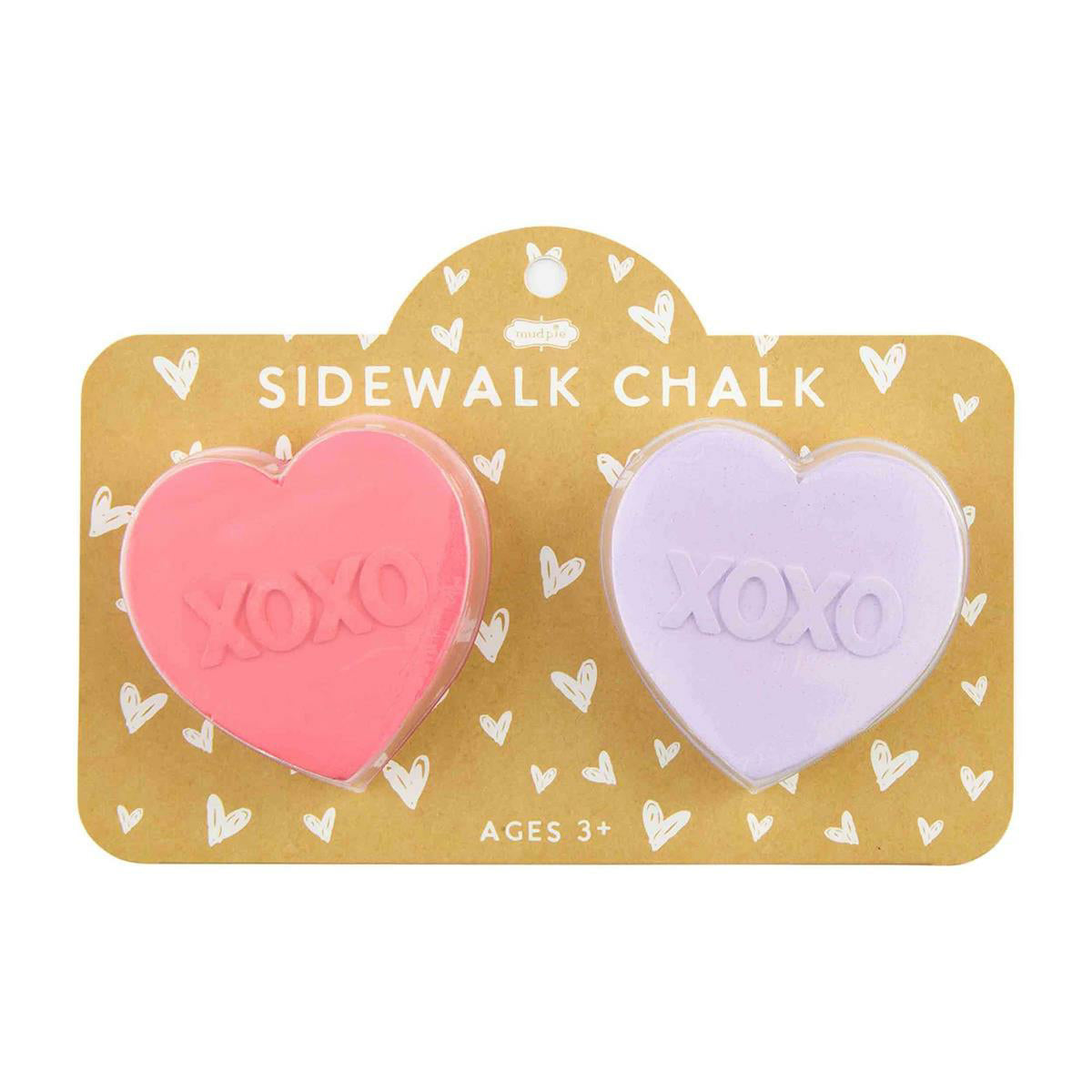 XOXO Heart Shaped Valentines Day Chalk Set