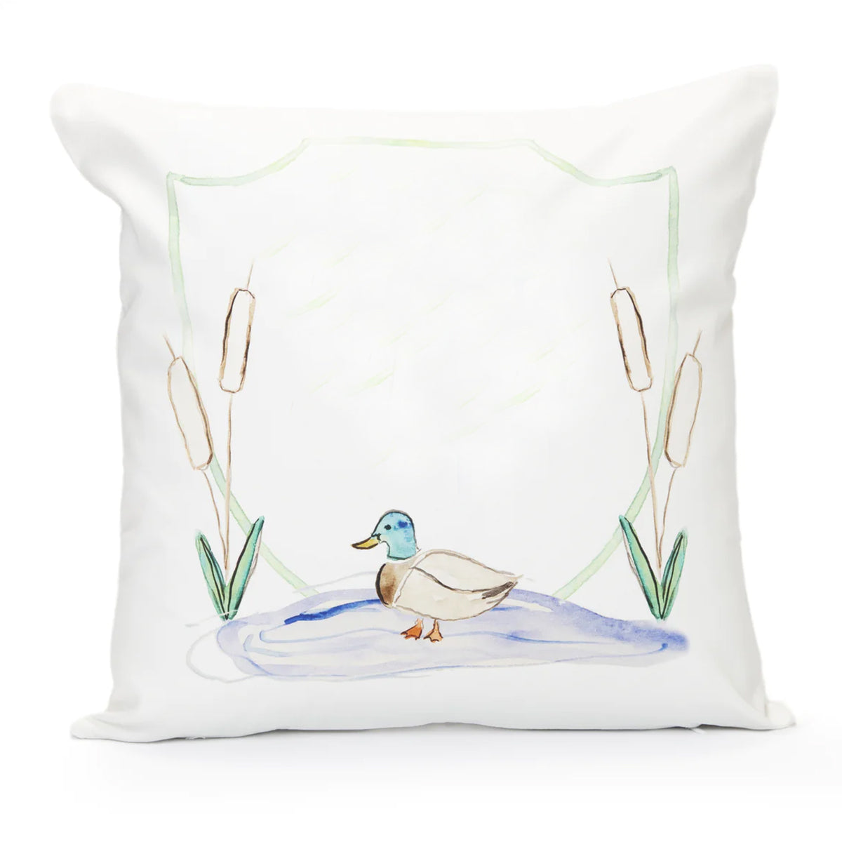 Mallard Crest Pillow with Insert Over the Moon Gift