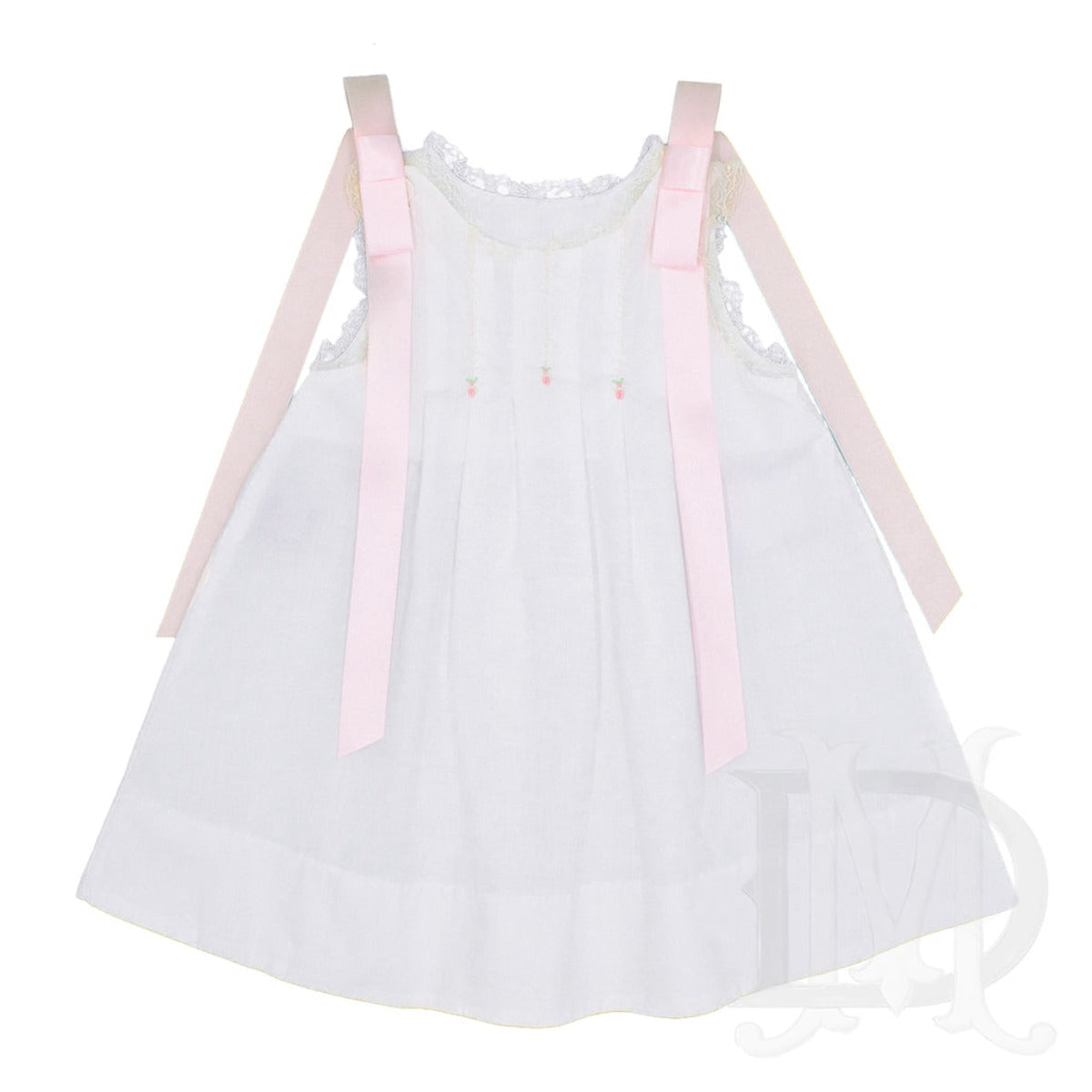 Toddler Girl's White Skylar Heirloom Dress by Remember Nguyen