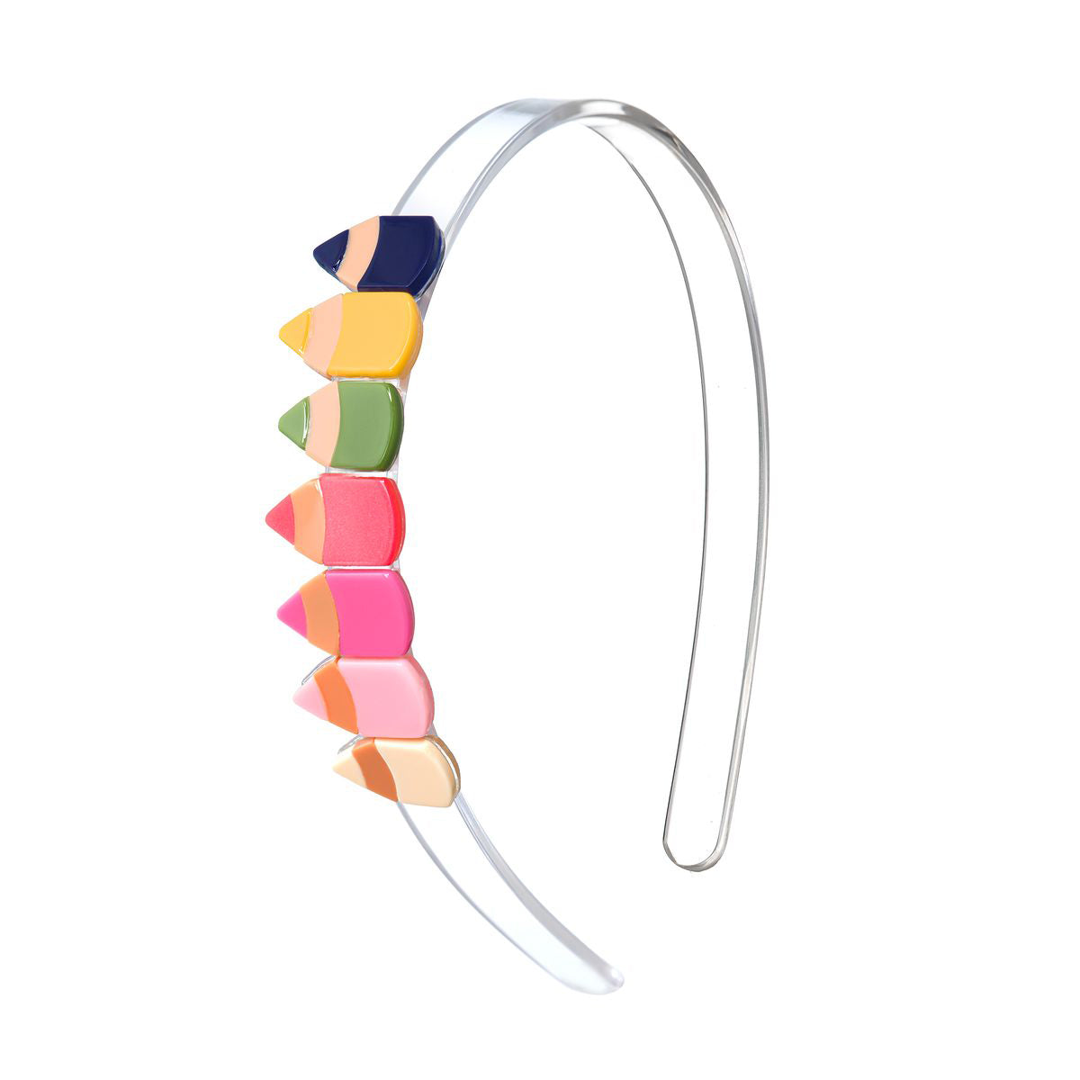 Vibrant Pencils Acrylic Headband