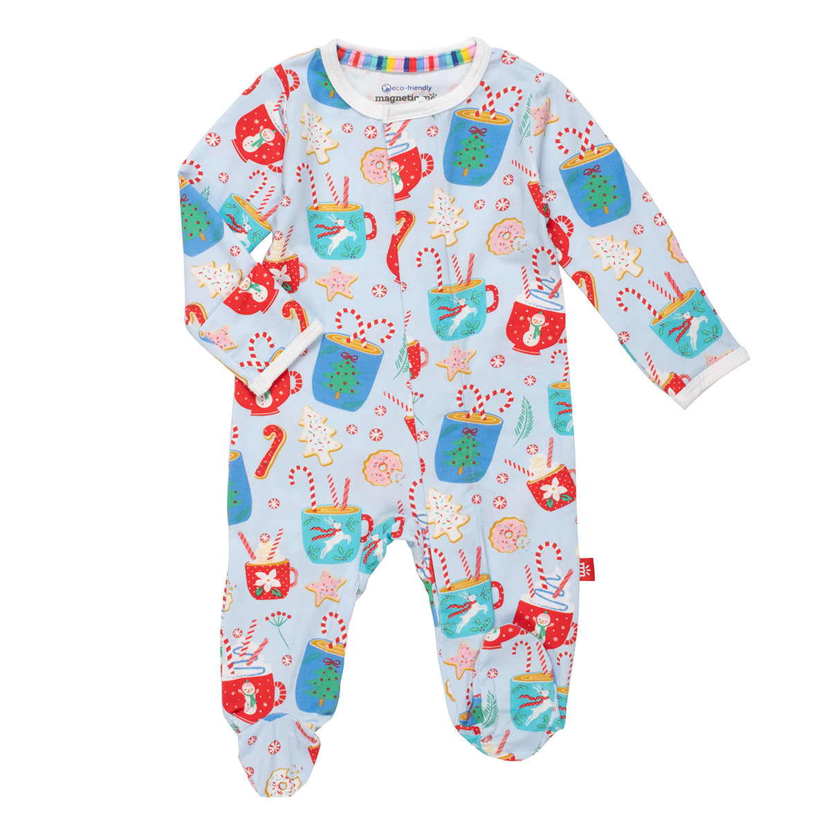 Magnetic Me Wake Me Up Before You Cocoa Baby Girl Christmas Footie