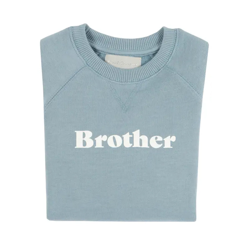 Little Boy’s Sky Blue Brother Sweatshirt