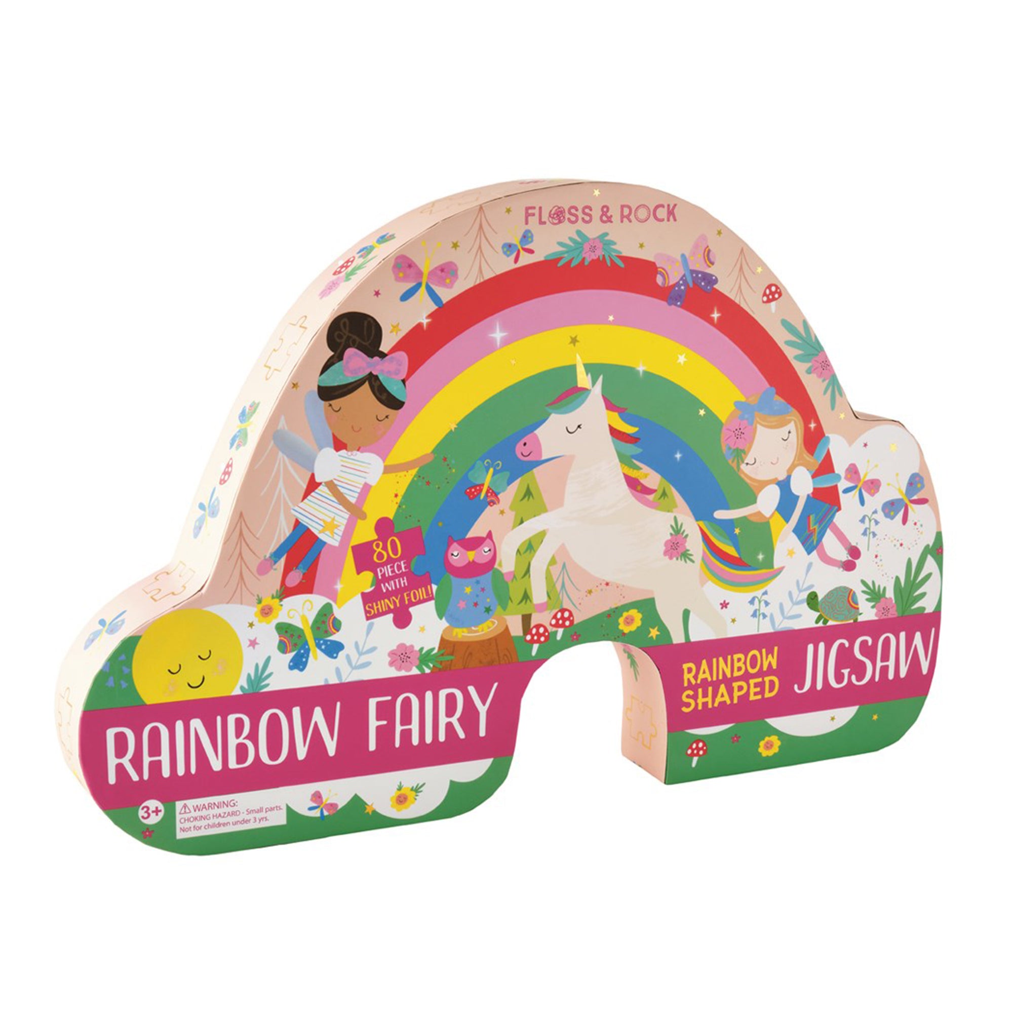 Rainbow Fairy Jigsaw Puzzle with Shaped Box