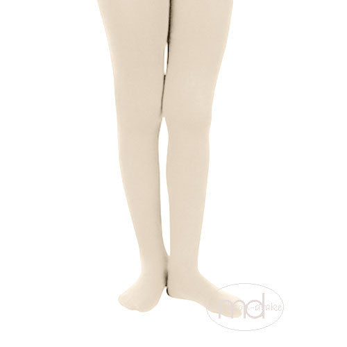 Jefferies Socks Girls Microfiber Tights - Ivory - Madison-Drake Children's Boutique