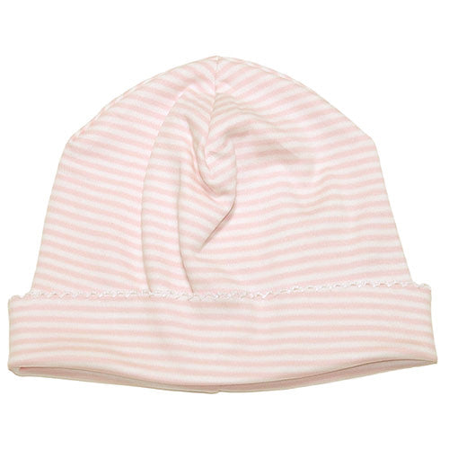 Kissy Kissy Baby Girls Pink Striped Hat - Madison-Drake Children's Boutique