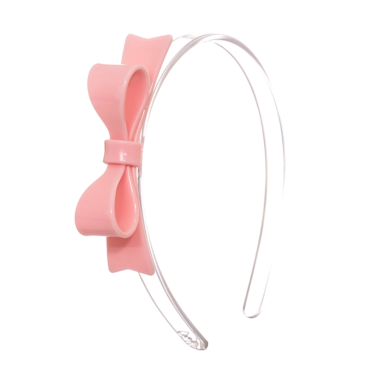 Light Pink Bow Acrylic Headband by Lilies & Roses