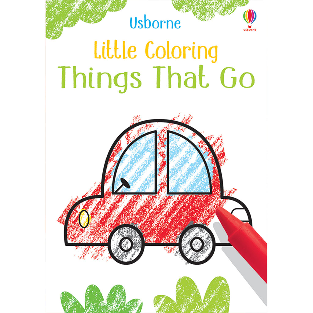 Little Things That Go Coloring Book