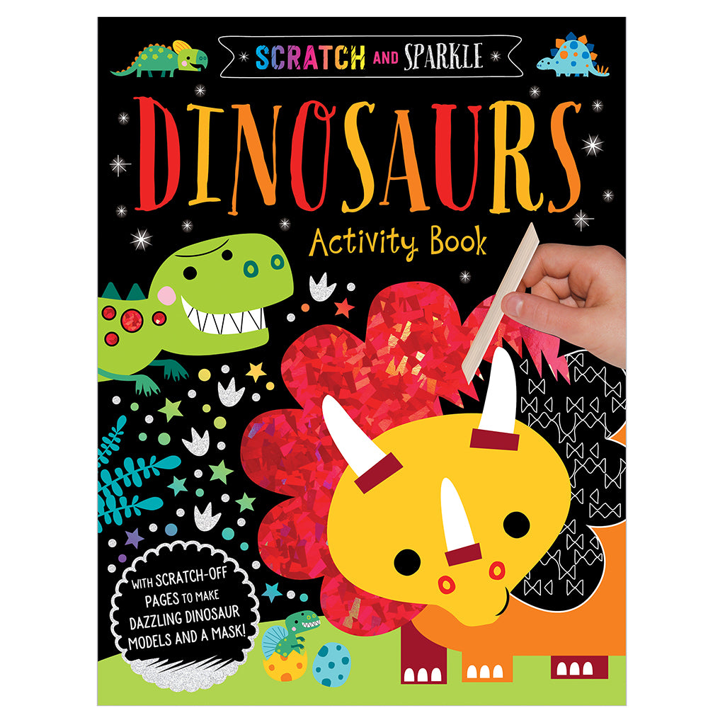 Scratch & Sparkle Dinosaurs Children's Activity Book
