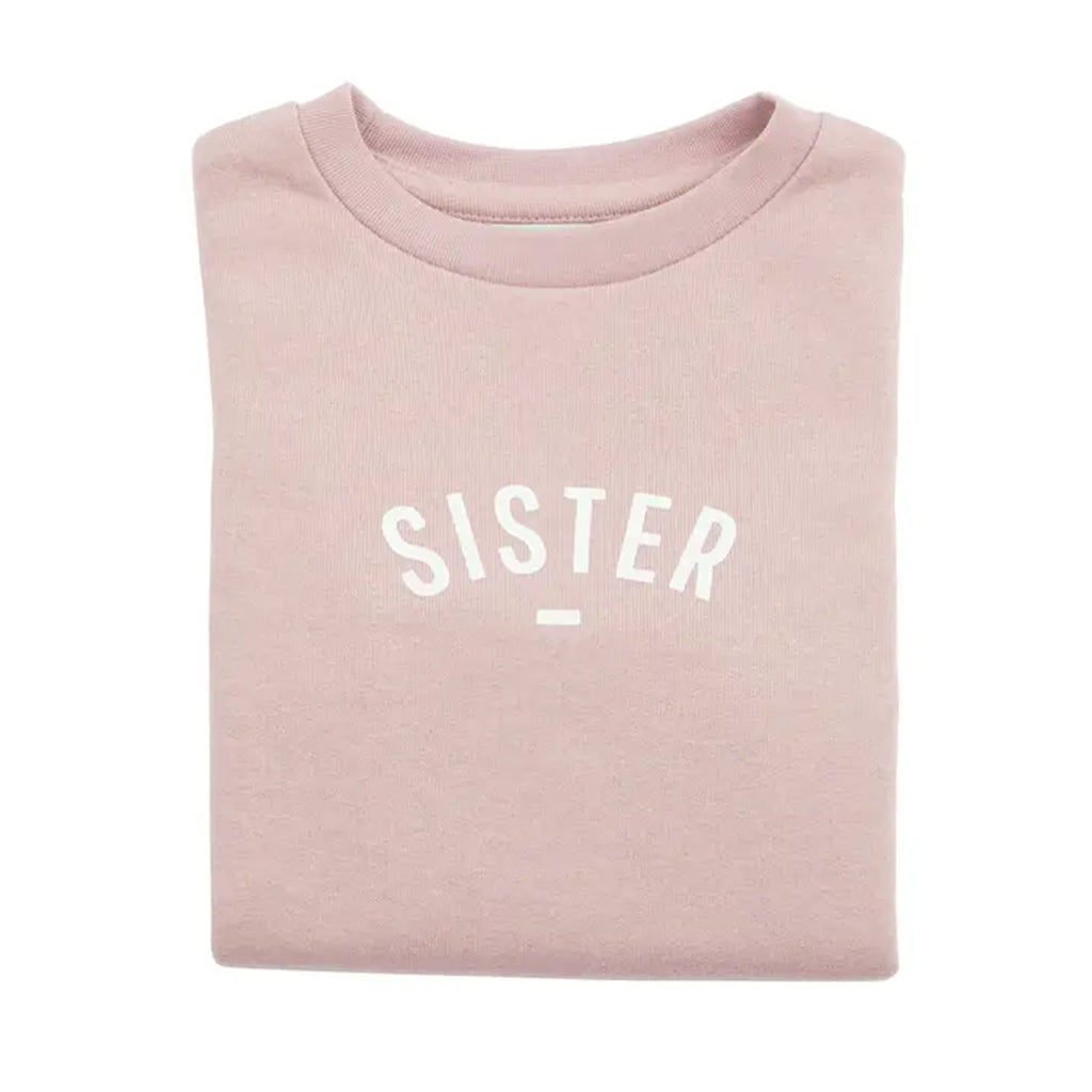 Little Girl's Blush Pink Sister Sweatshirt