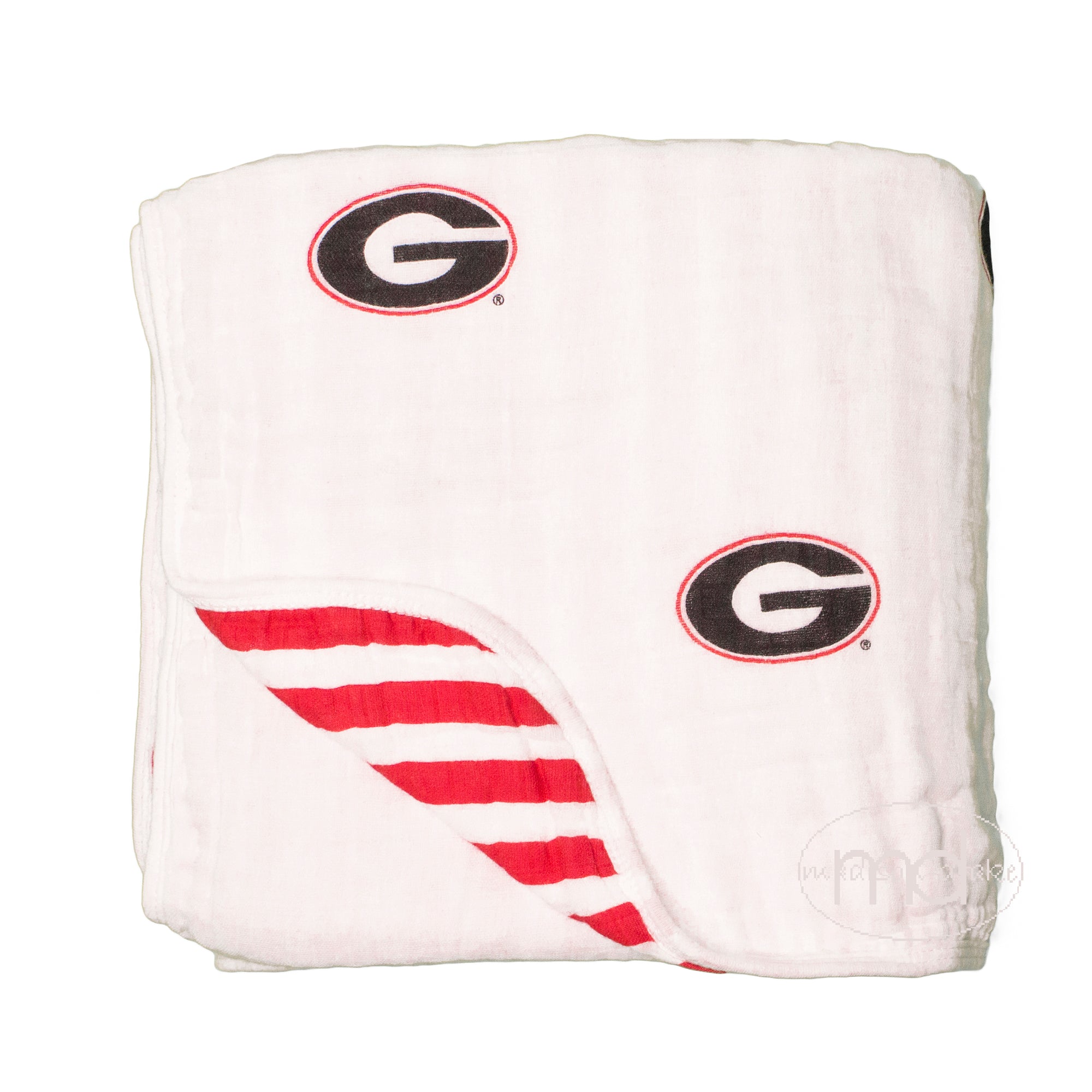 Officially Licensed University of Georgia Cotton Muslin Quilt