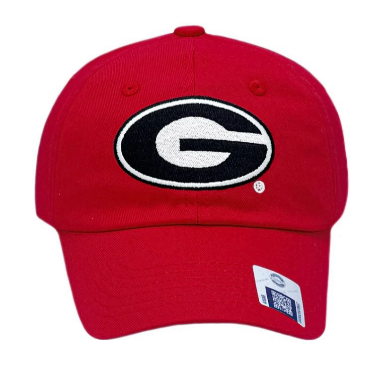 University of Georgia on Red Kids Hat