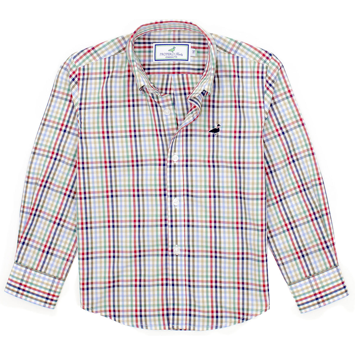 Properly Tied Boy's Autumn Trail Button Down Shirt