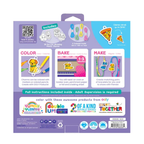 Ooly Shrink It Bracelet packaging with colorful design and text on a purple background