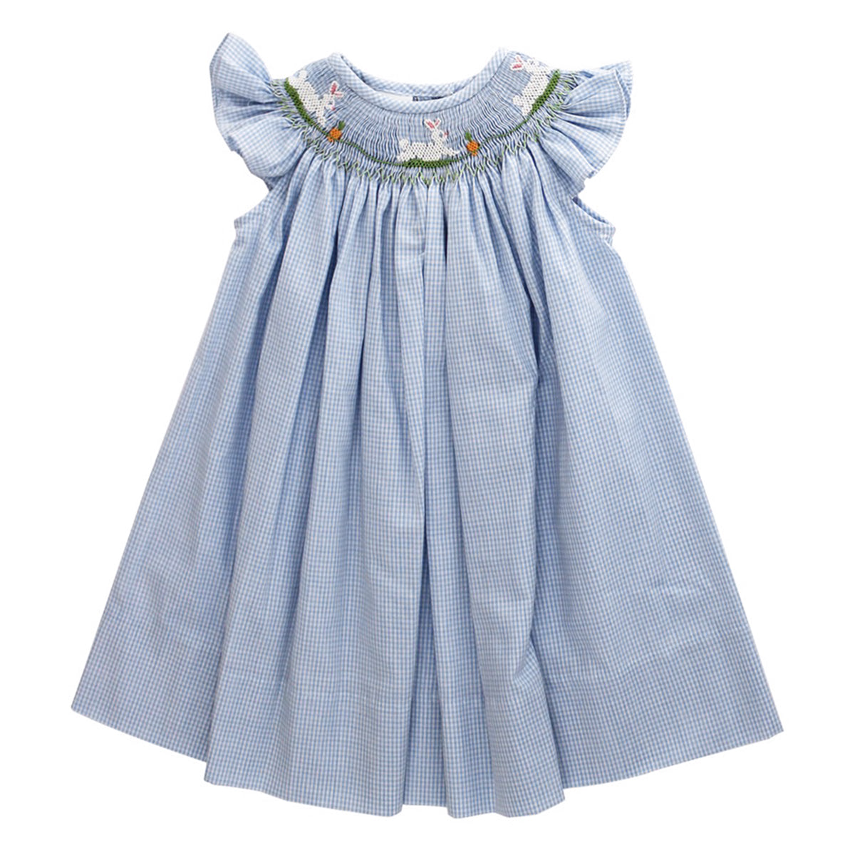 Toddler Girl's Hippity Hoppity Smocked Easter Dress by Bailey Boys -  Madison-Drake Children's Boutique