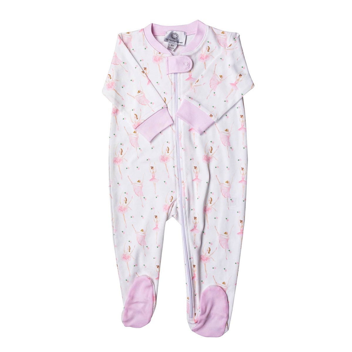 Ballerinas Zippered Footie The Proper Peony