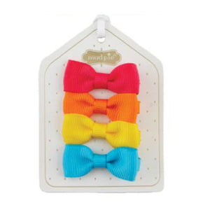 Girl's Bright Bitty Grosgrain Bow Set