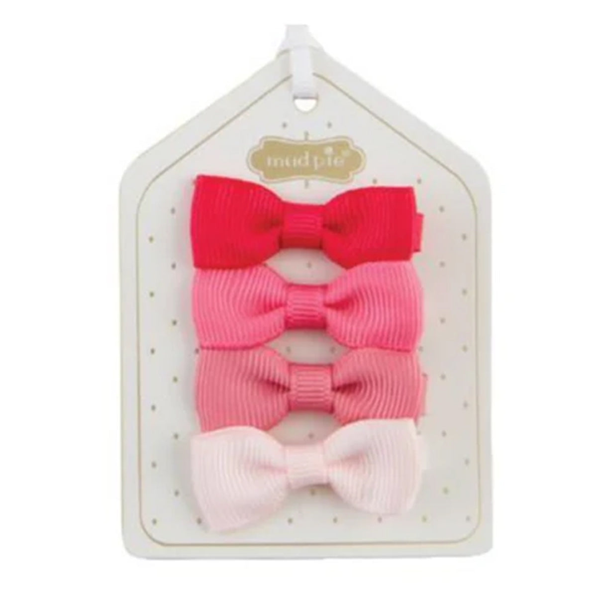 Girl's Pink Ombre Bitty Grosgrain Bow Set