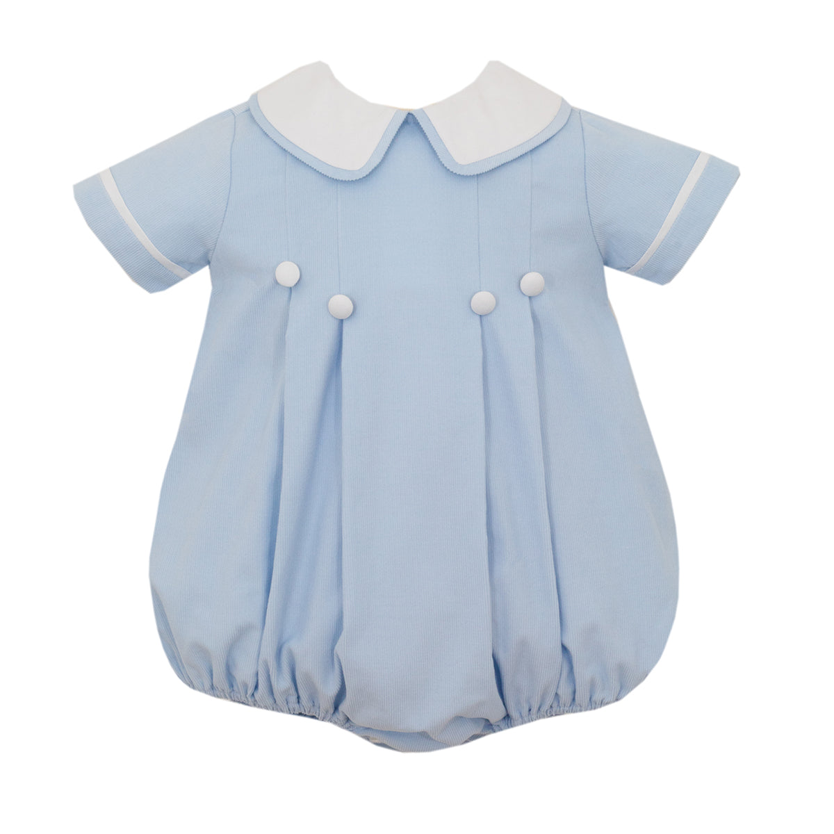 Baby Boy's Light Blue Corduroy Bubble