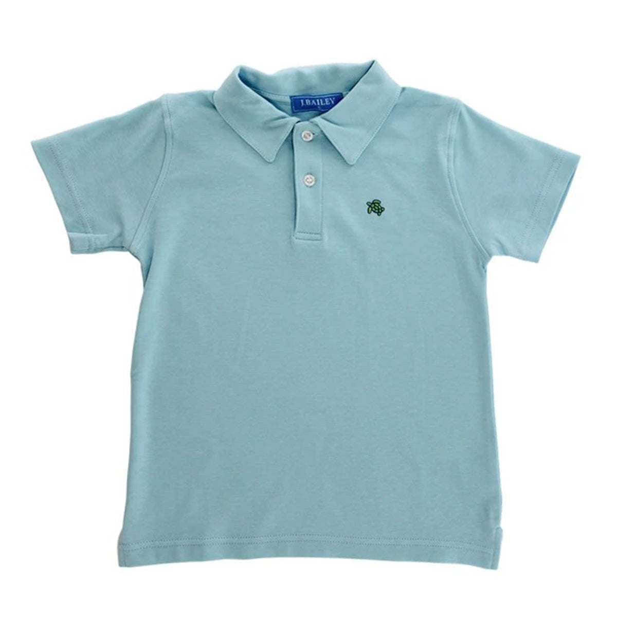 J. Bailey Boys Short Sleeve Blue Jay Polo Shirt