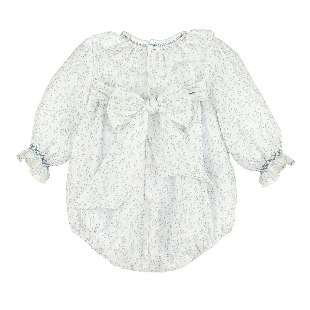 Blue Willow Floral Bubble