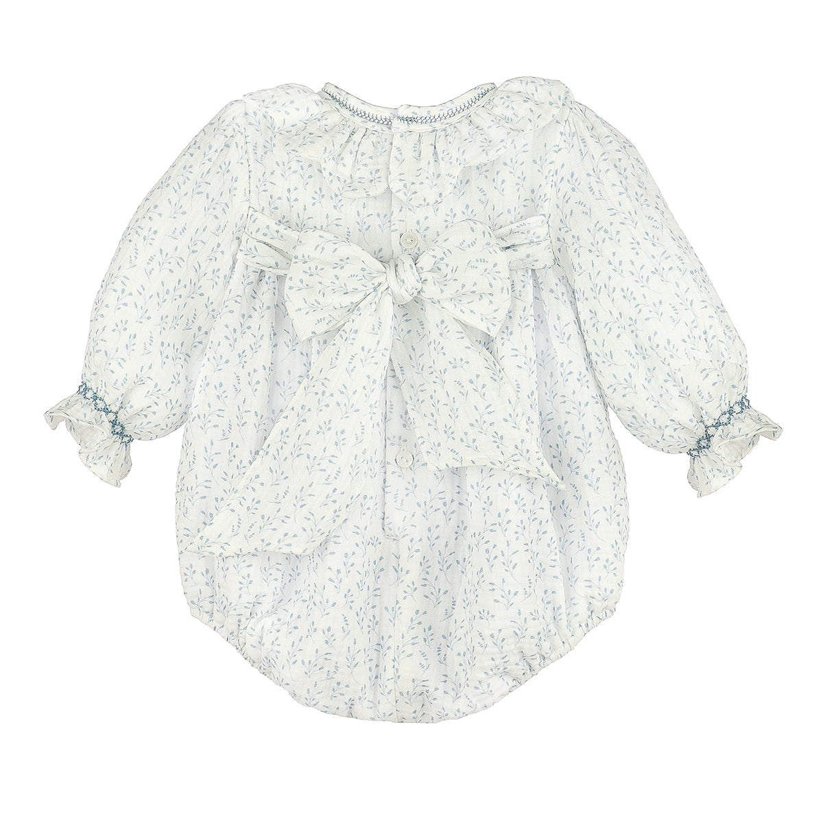 Blue Willow Floral Bubble