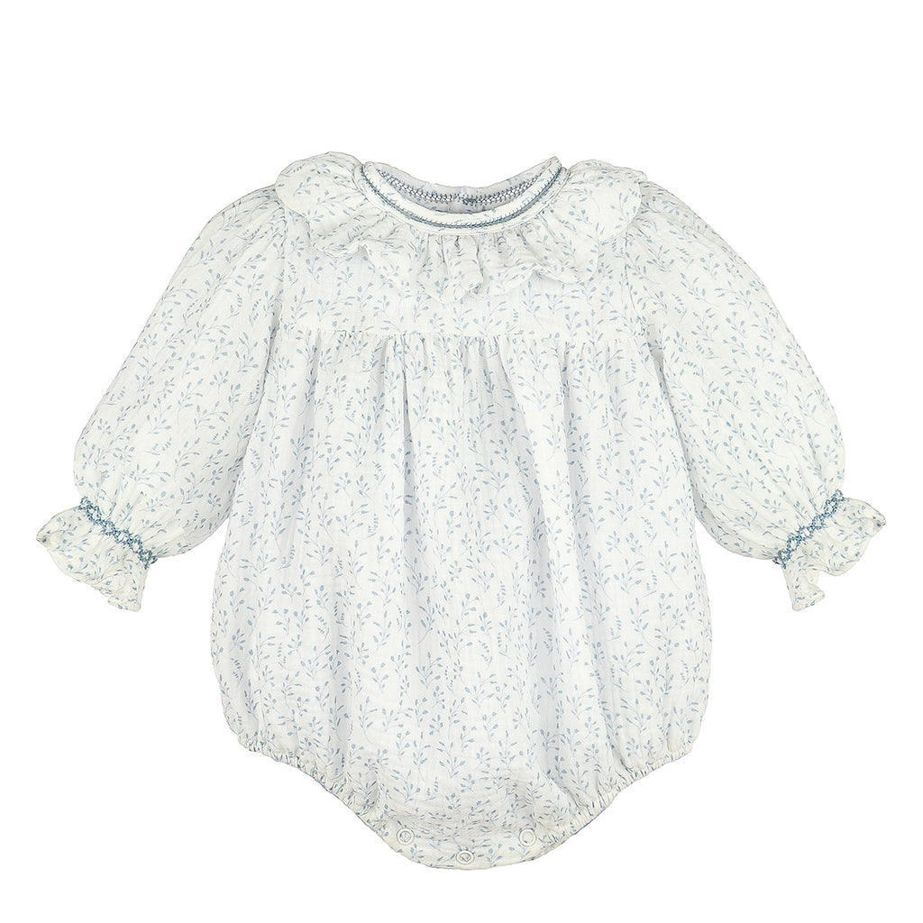Blue Willow Floral Bubble