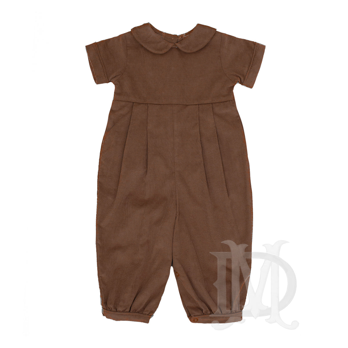 Boy's Brown Corduroy Long Bubble