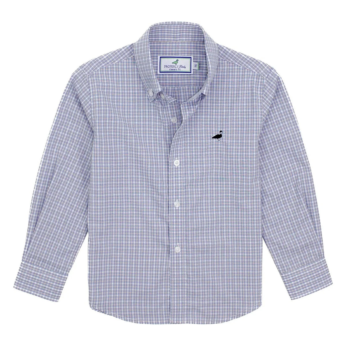 Properly Tied Boy's Bozeman Plaid Button Down Seasonal Sportshirt