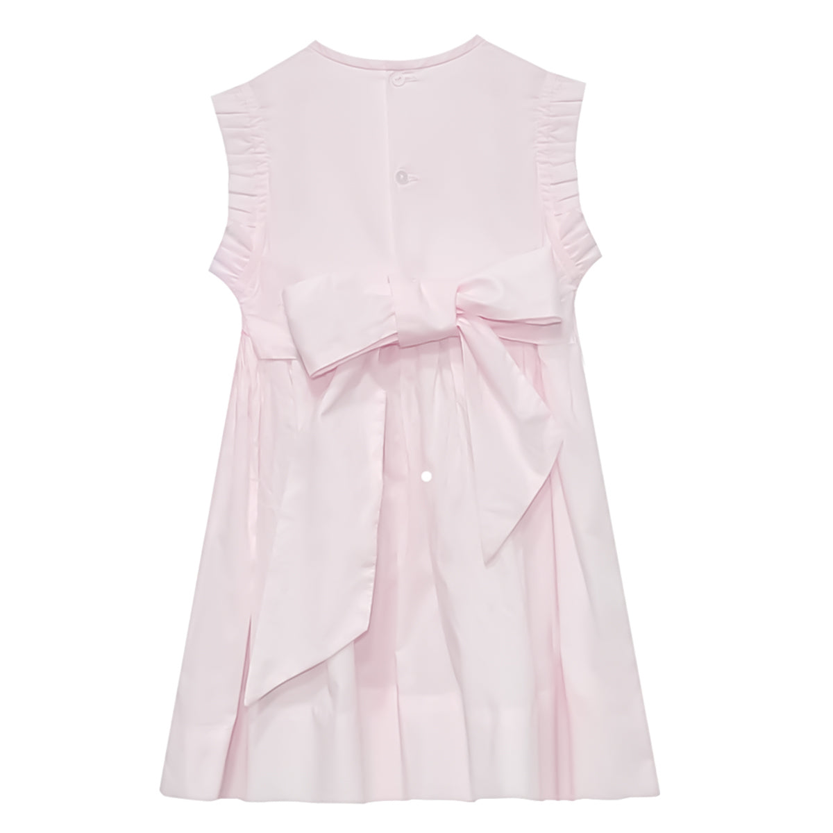 Pink dress with a bow detail