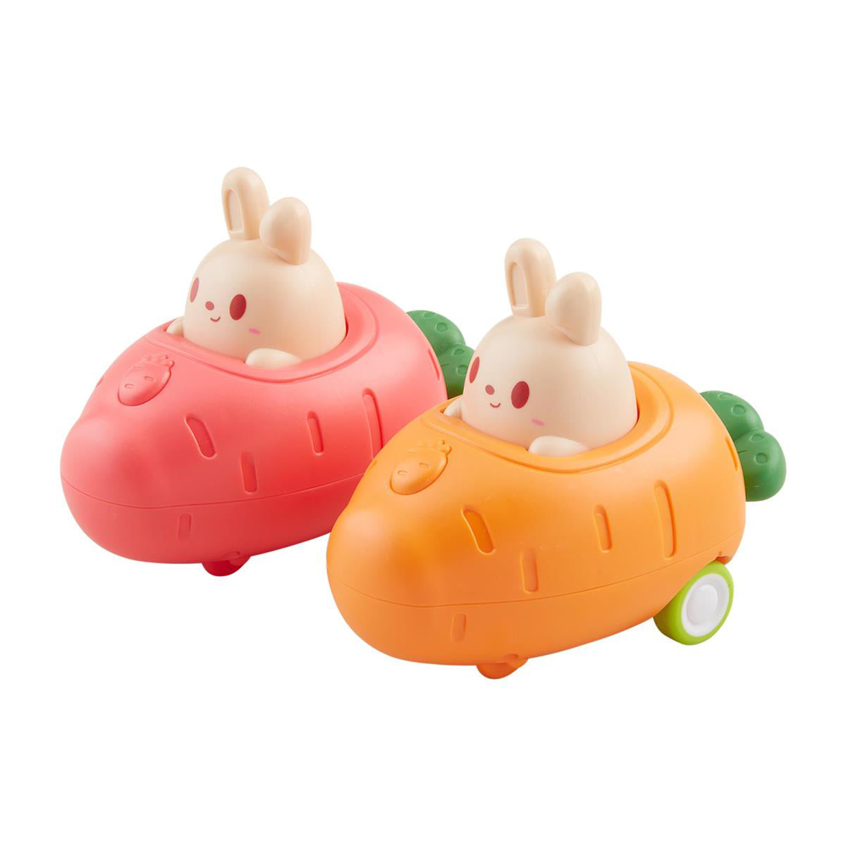 Bunny Carrot Press & Go Toy
