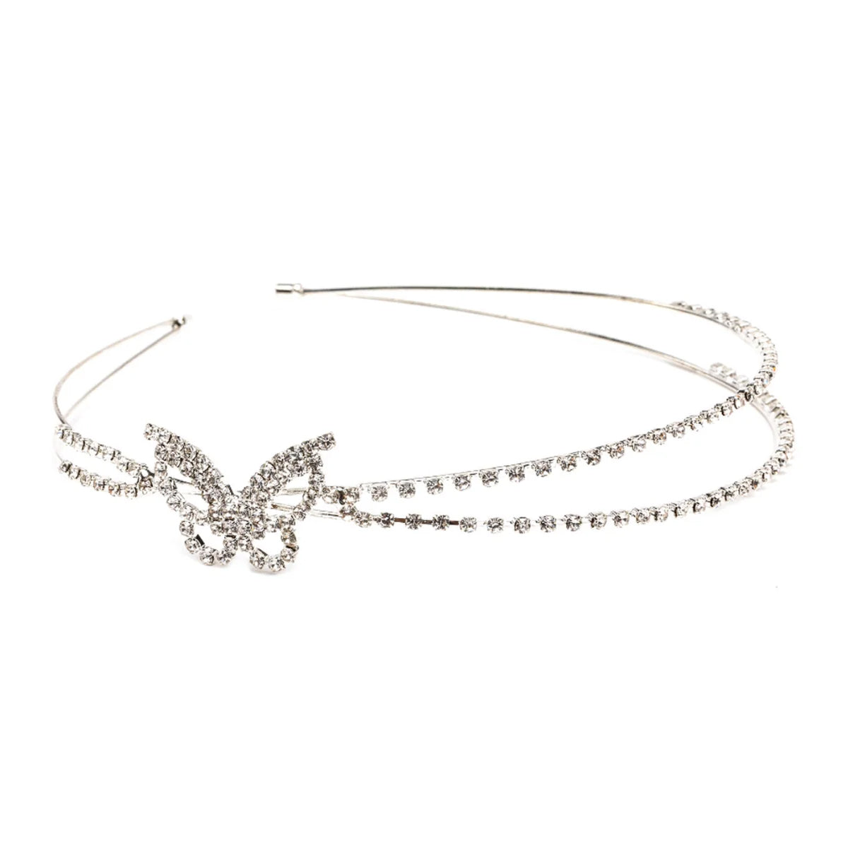 Girl's Rhinestone Butterfly Headband