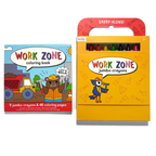 Work Zone coloring book and jumbo crayons set