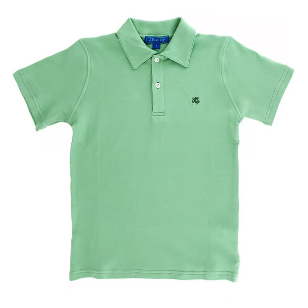 J. Bailey Boys Short Sleeve Celery Green Polo Shirt