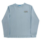 Light blue long-sleeve t-shirt with a J. Bailey logo