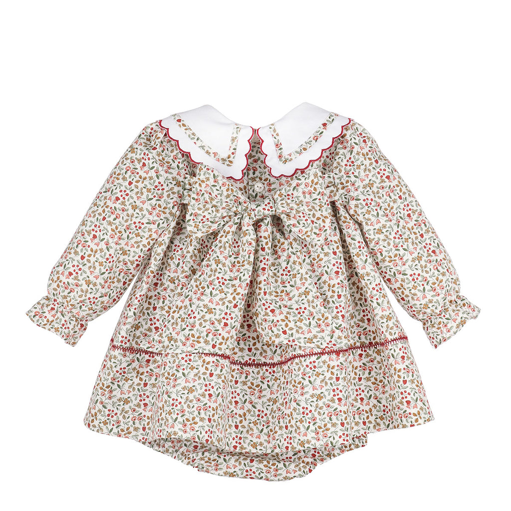 Claret Floral Miller Dress