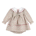 Claret Floral Miller Dress