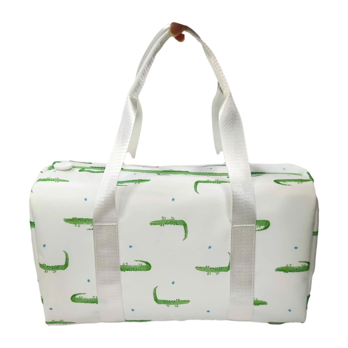 Lacoste white duffle outlet bag