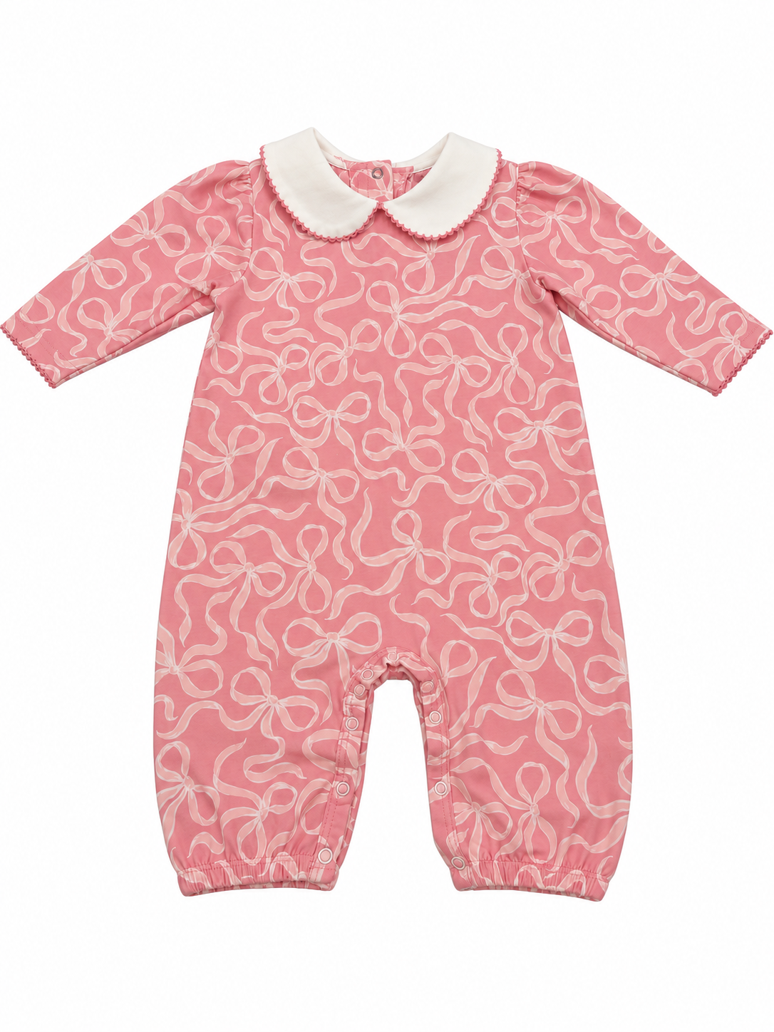 Ribbons and Bows Pink Romper