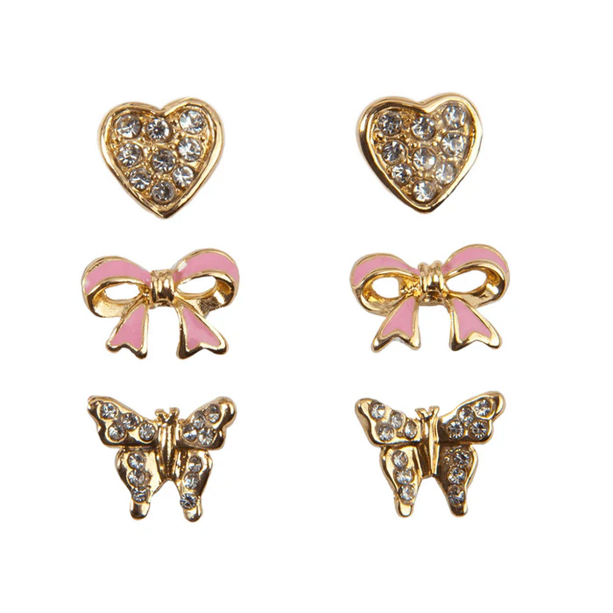 Girl's Dazzle Studded Earrings Set