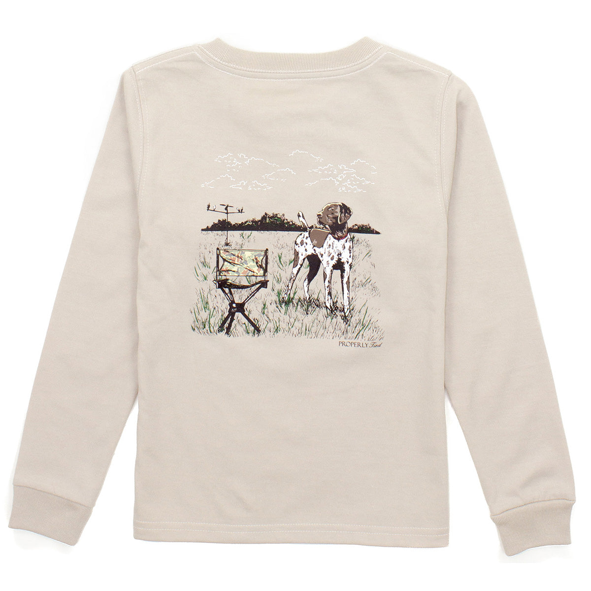 Boy's Dove Hunt on Linen T-Shirt