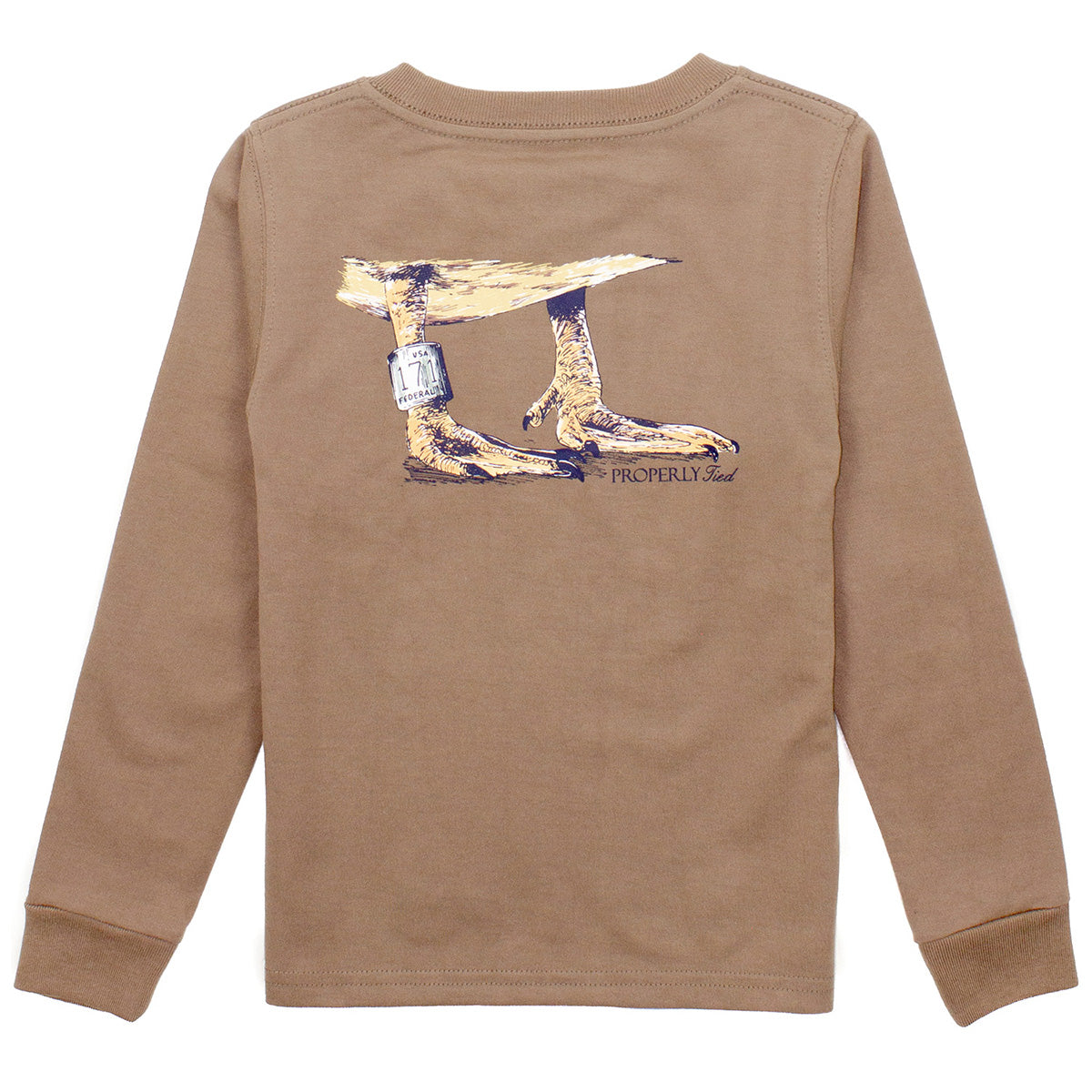 Boy's Duck Band on Walnut T-Shirt