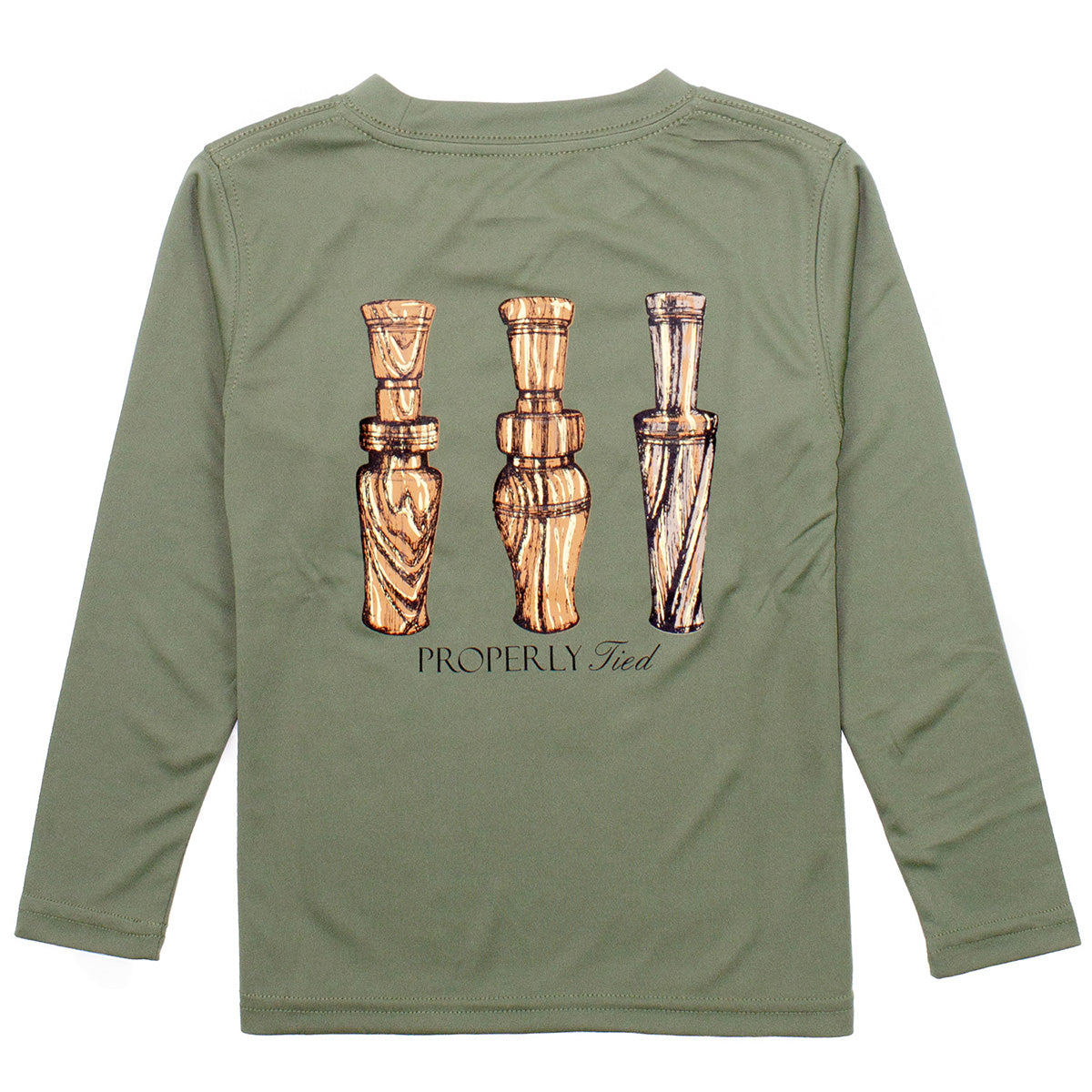 Properly Tied Boy's Duck Calls Performance Tee Shirt