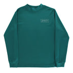 Performance long sleeve tee with flying ducks on back and logo on front