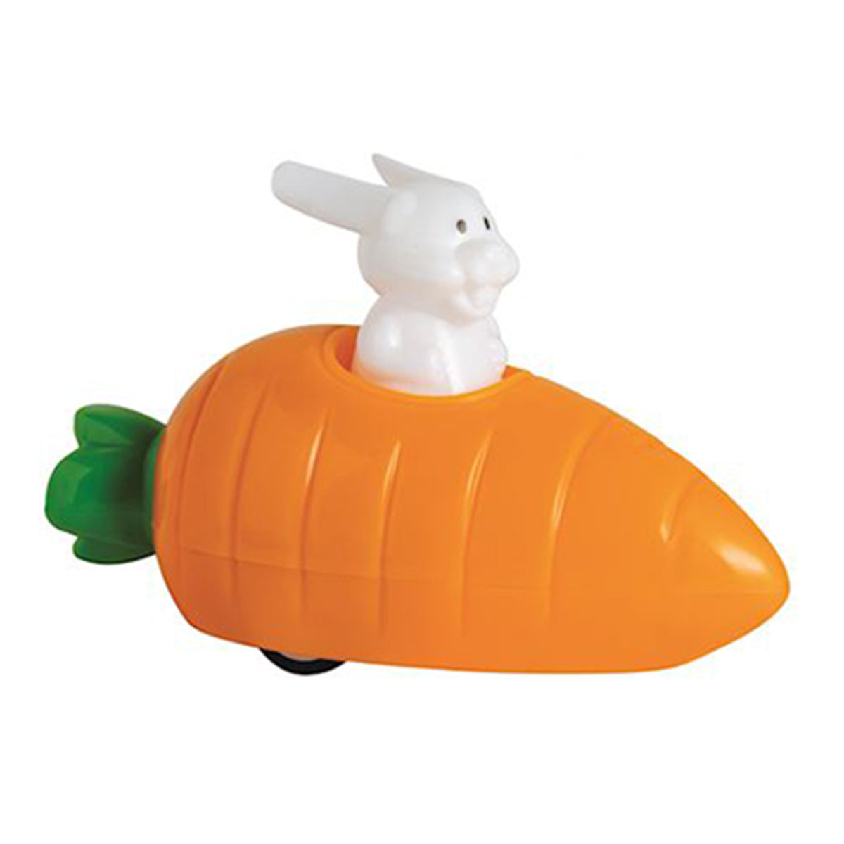 Funny Bunny carrot pull-back racer Easter toy