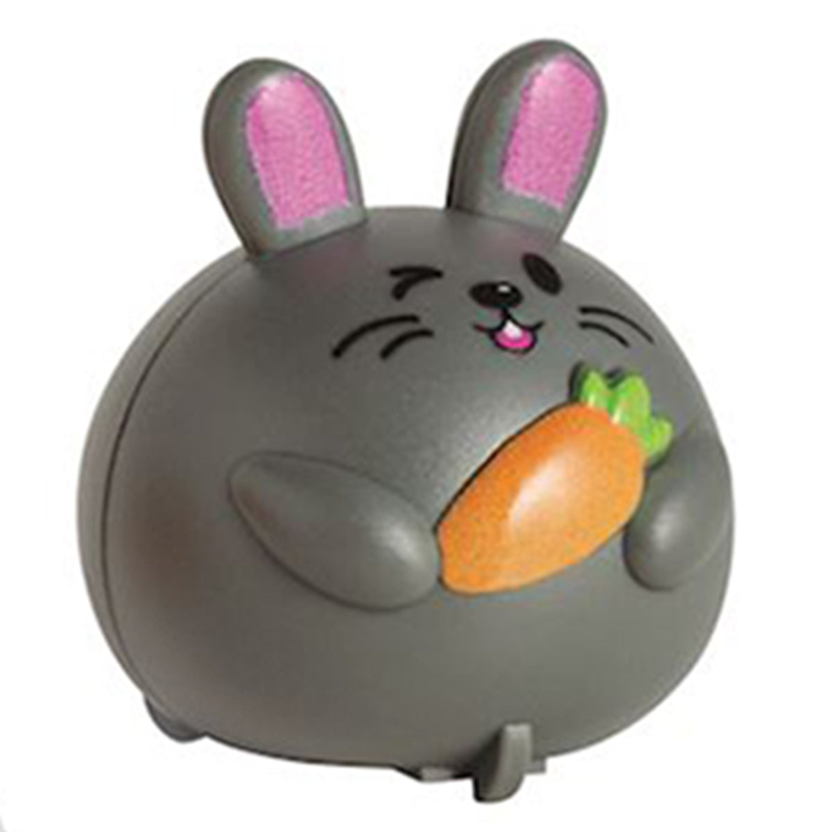 Funny Bunny grey pull-back racer Easter toy