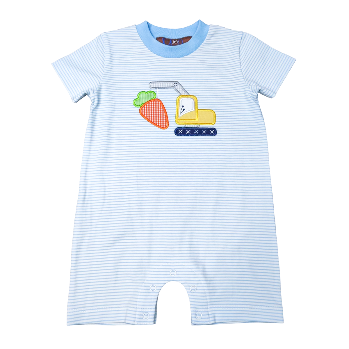 Easter Time Appliqued Boy's Romper