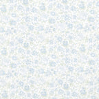 Floral pattern with small blue flowers