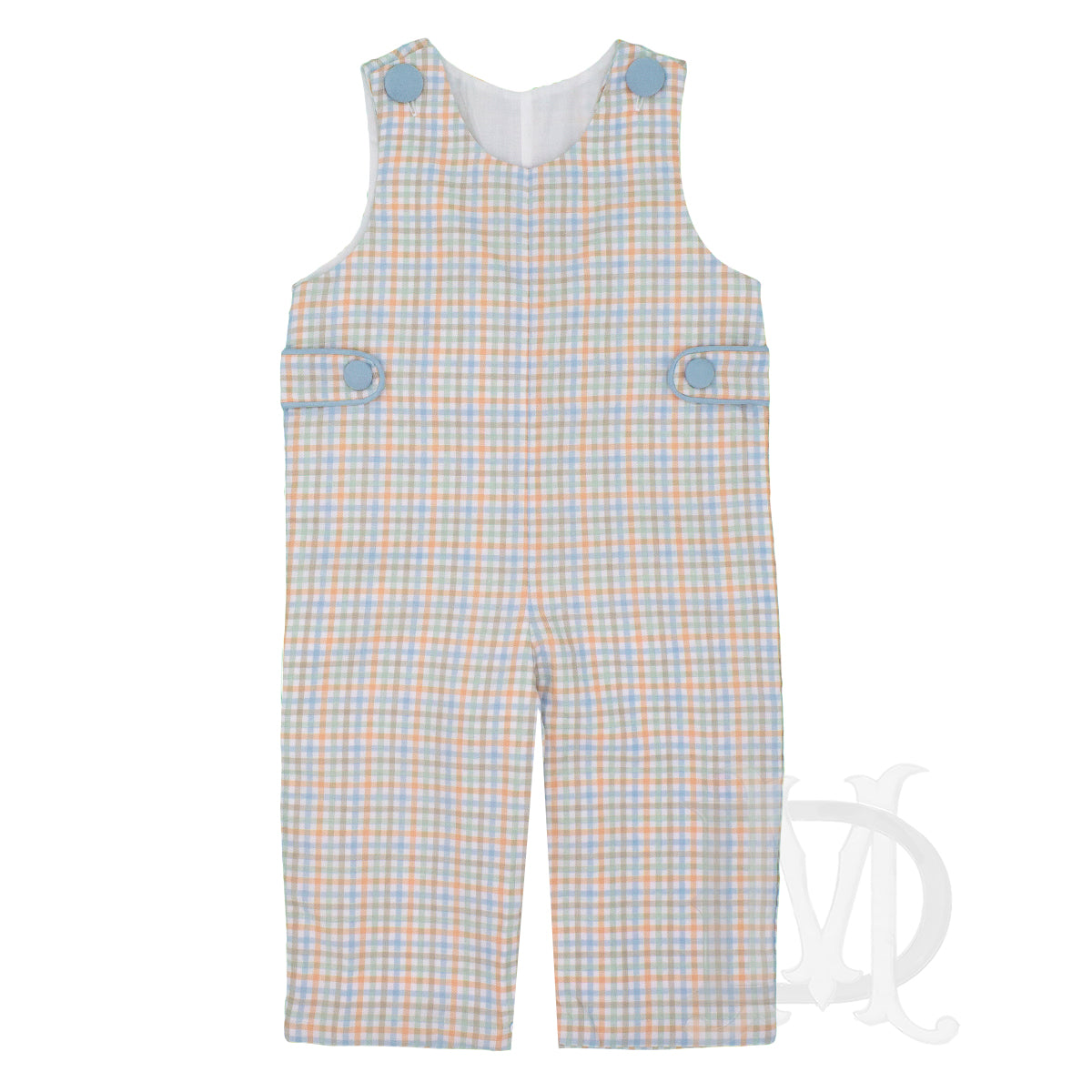 Boy's Fall Plaid Monogrammable Longall