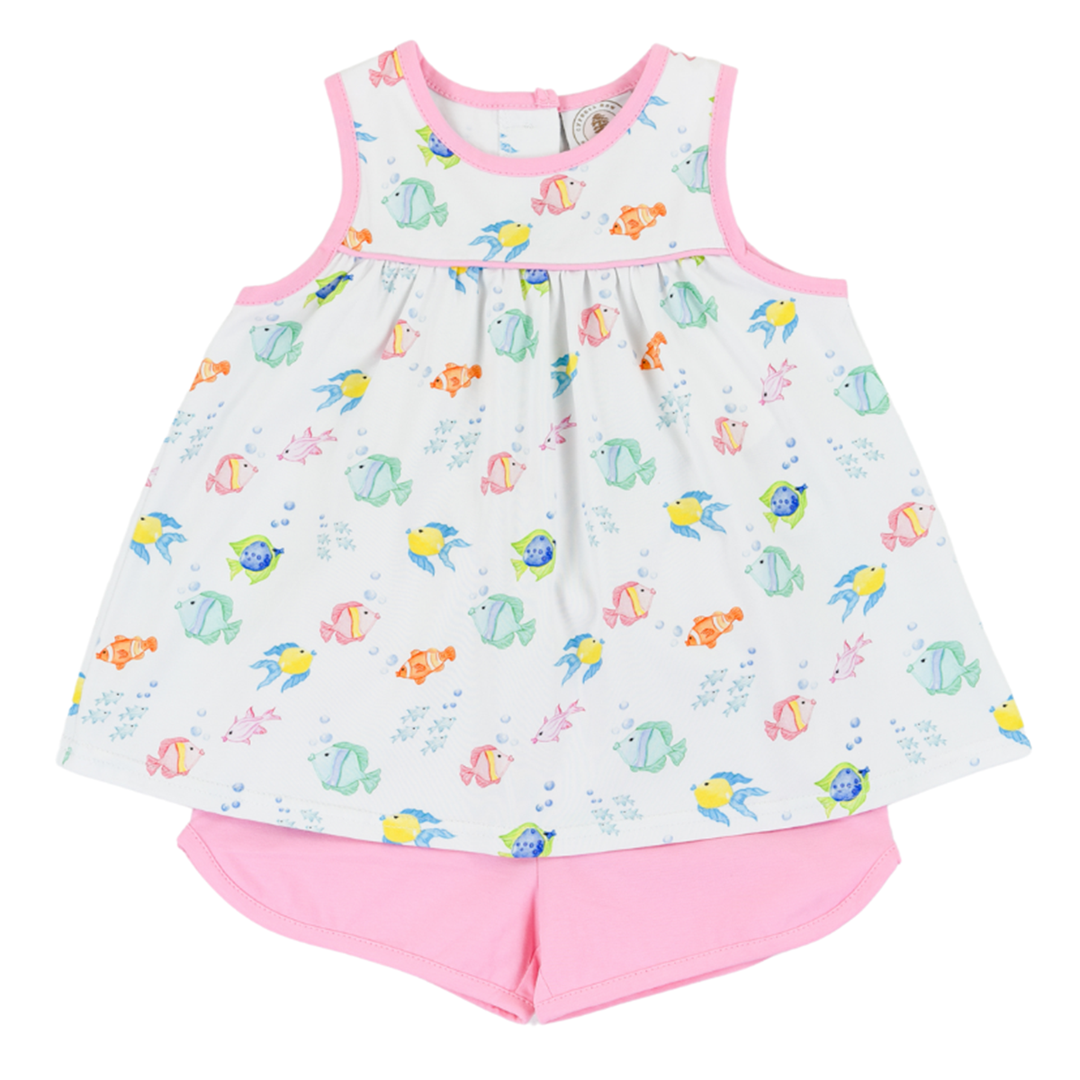 Girl's Fish Frenzy Short Set